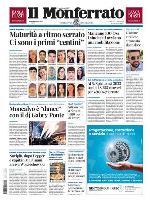 Il Monferrato - Edizione 51 del 02/07/2024